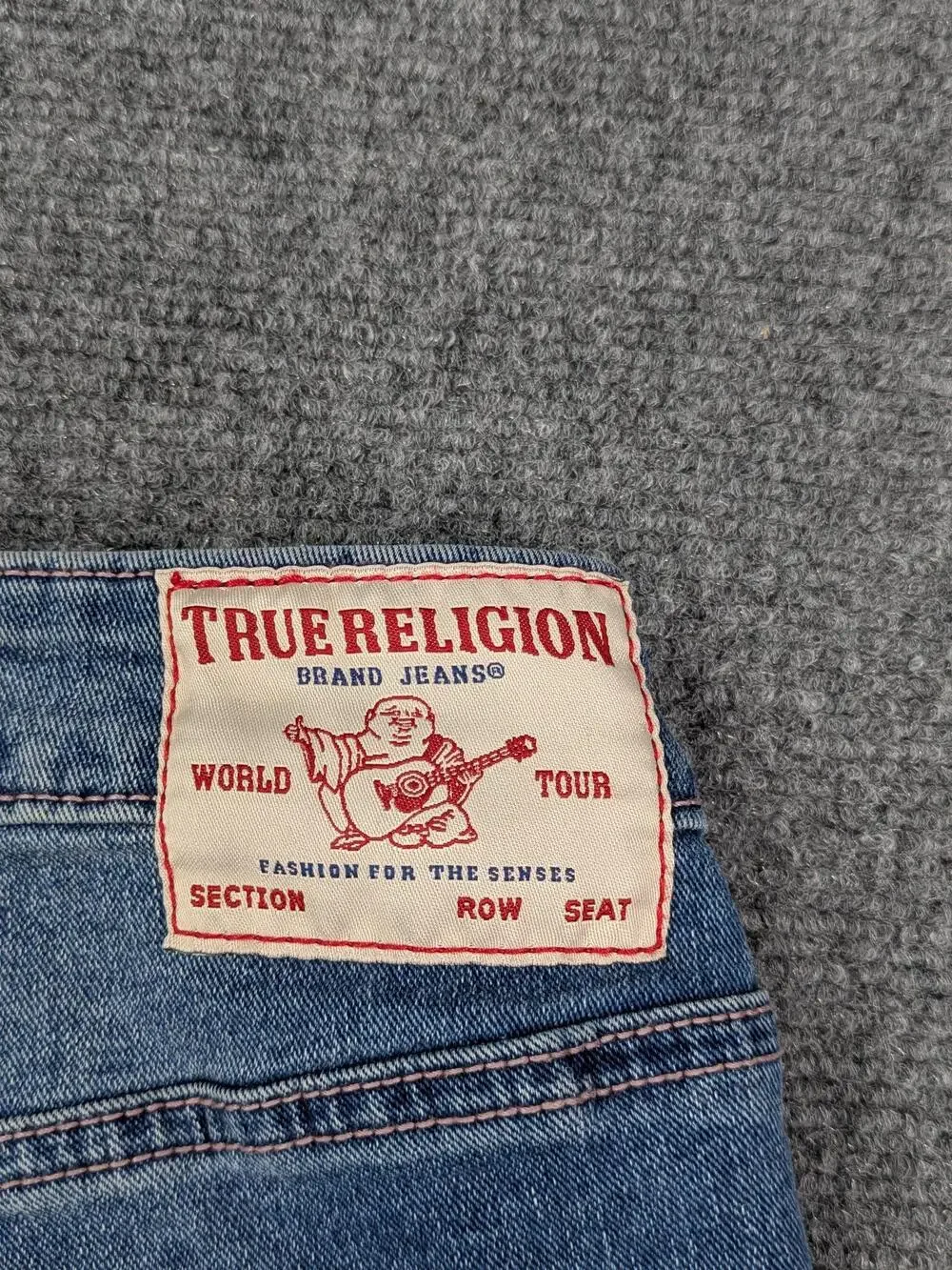 True Religion Jeans Womens 29 Blue Jennie Curvy Mid Rise Super Skinny Stretch